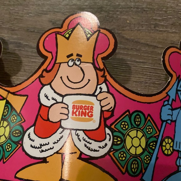 Burger king accessories vintage 8s burger king paper crown poshmark